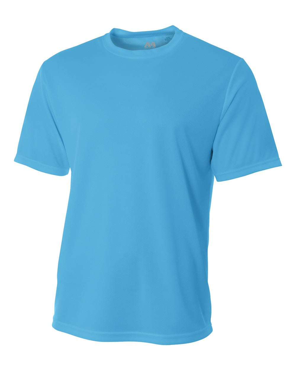 A4 Men's Short Sleeve Crew Birds Eye Mesh Tee