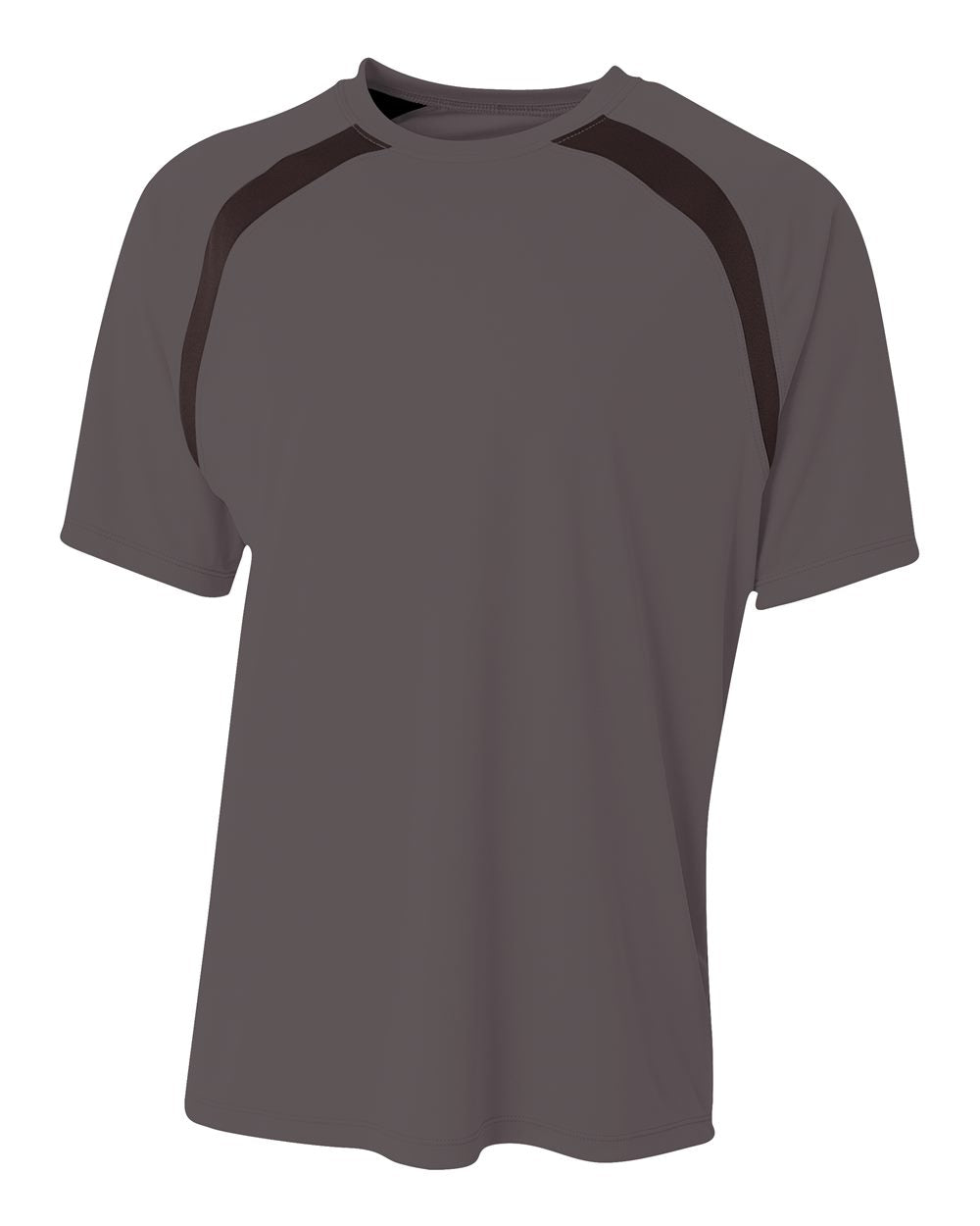 A4 Spartan Short Sleeve Color Block Crew