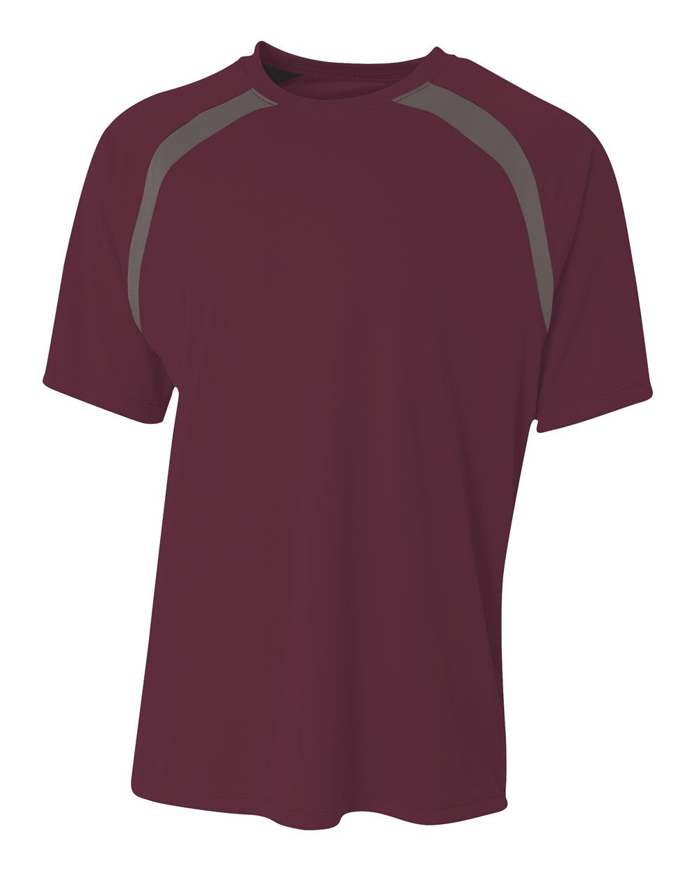 A4 Spartan Short Sleeve Color Block Crew