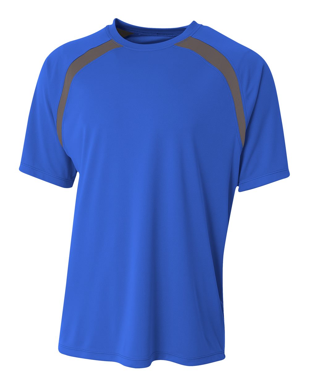 A4 Spartan Short Sleeve Color Block Crew