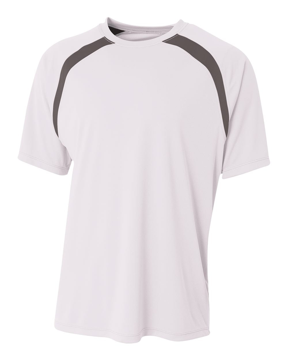A4 Spartan Short Sleeve Color Block Crew