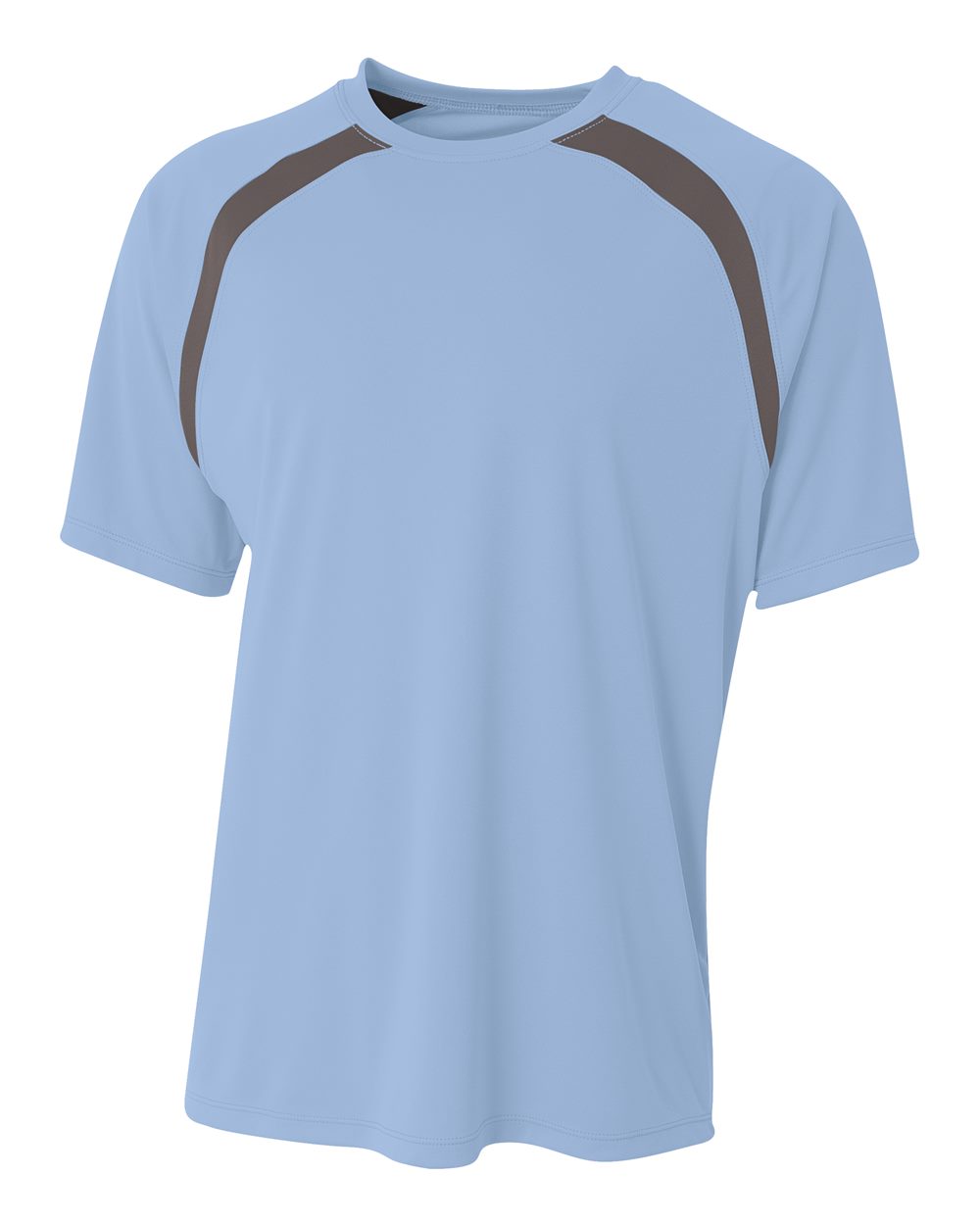 A4 Spartan Short Sleeve Color Block Crew