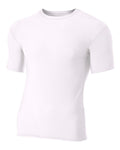 A4 Youth Short Sleeve Compression Crew