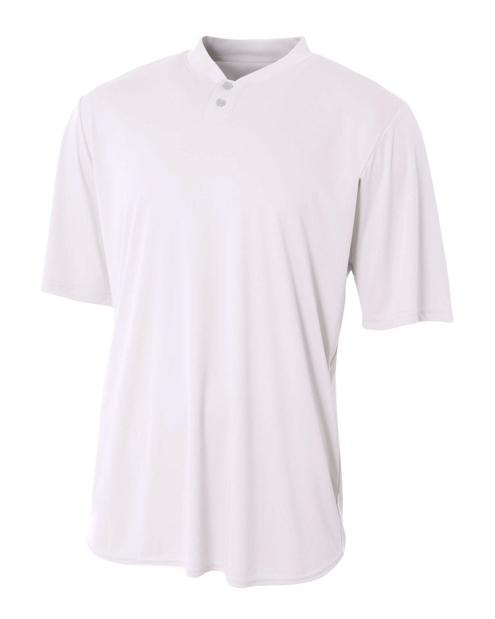 A4 Youth Tek 2-Button Henley