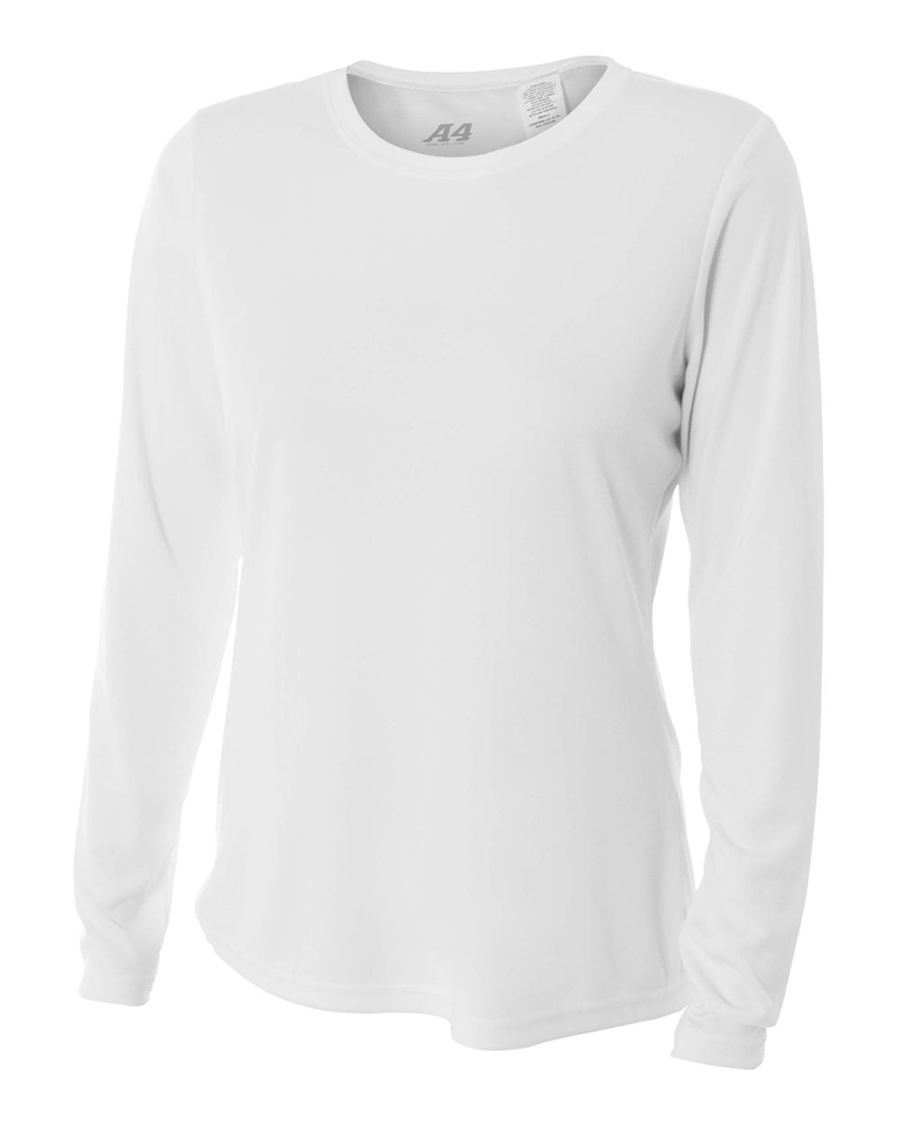 A4 Women's Long Sleeve Performance Crew, Sizes 2XL