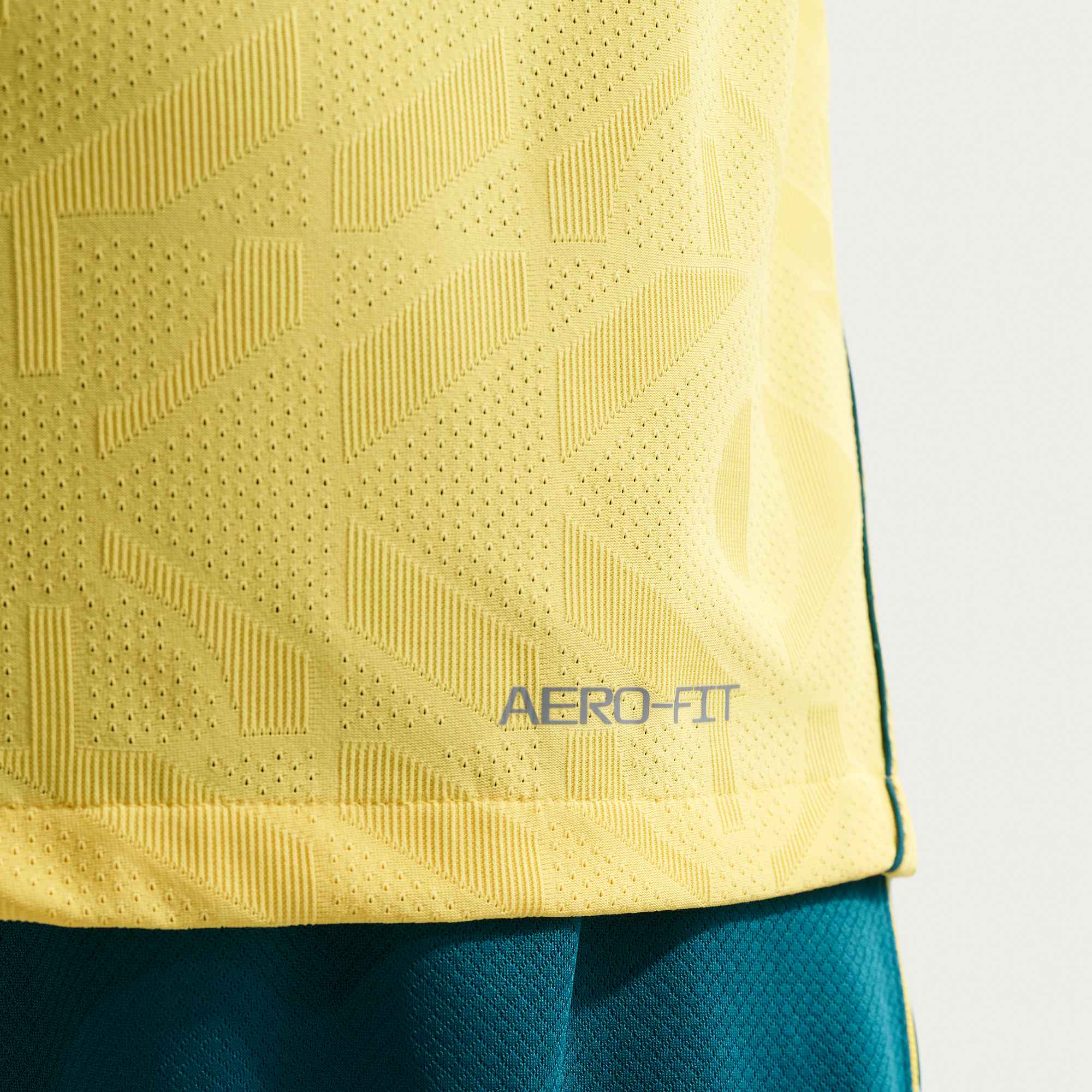 Men's Brazil Neymar Jr. Match Home Jersey 2026 (Yellow/Teal)