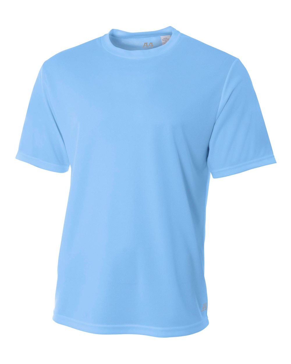 A4 Men's Short Sleeve Crew Birds Eye Mesh Tee