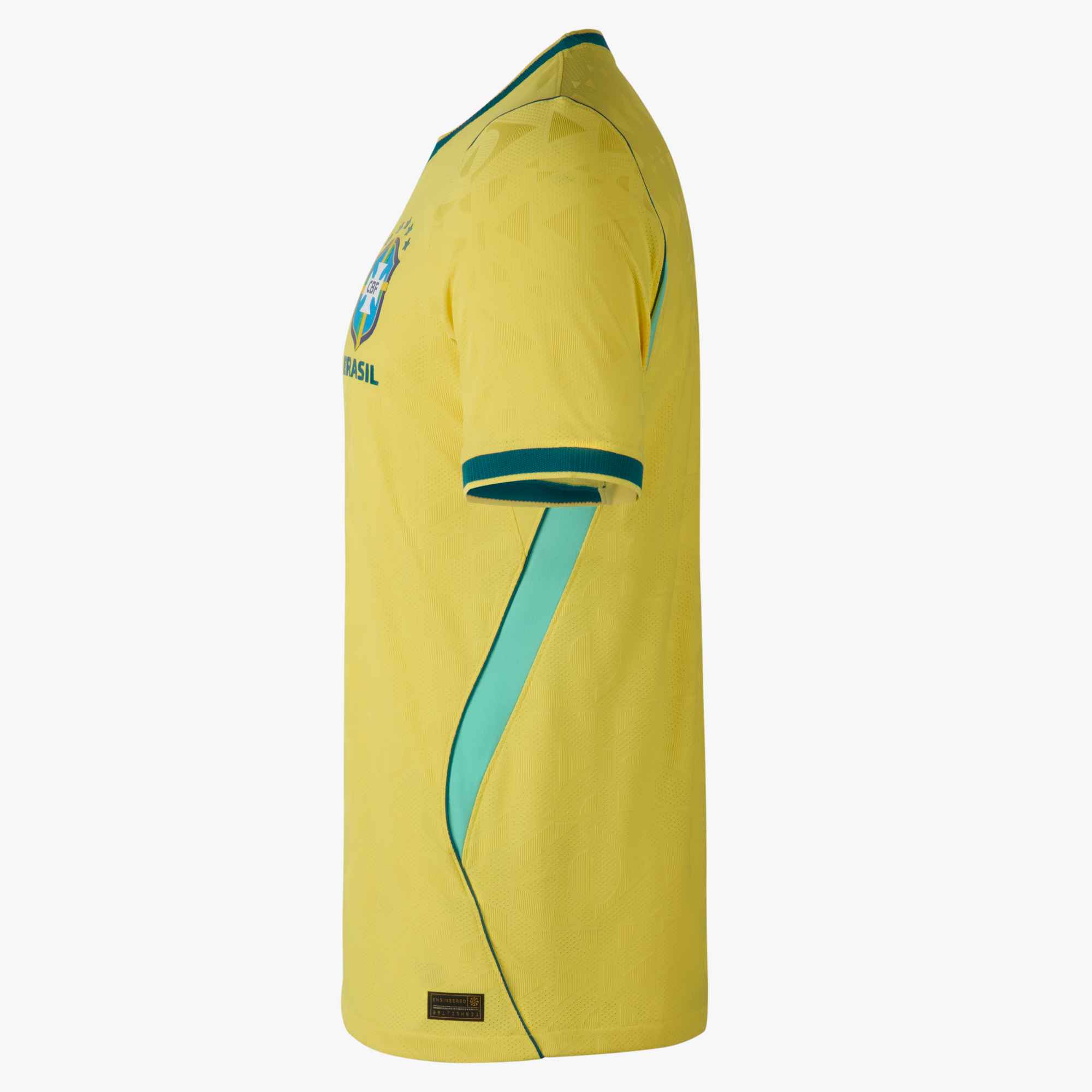 Men's Brazil Neymar Jr. Match Home Jersey 2026 (Yellow/Teal)