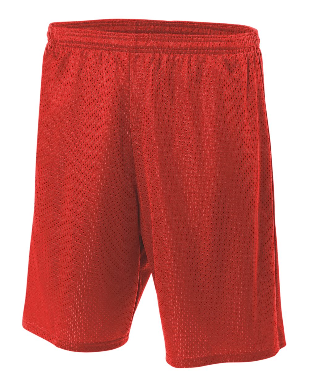 A4 9" Lined Tricot Mesh Short, Sizes 2XL-4XL