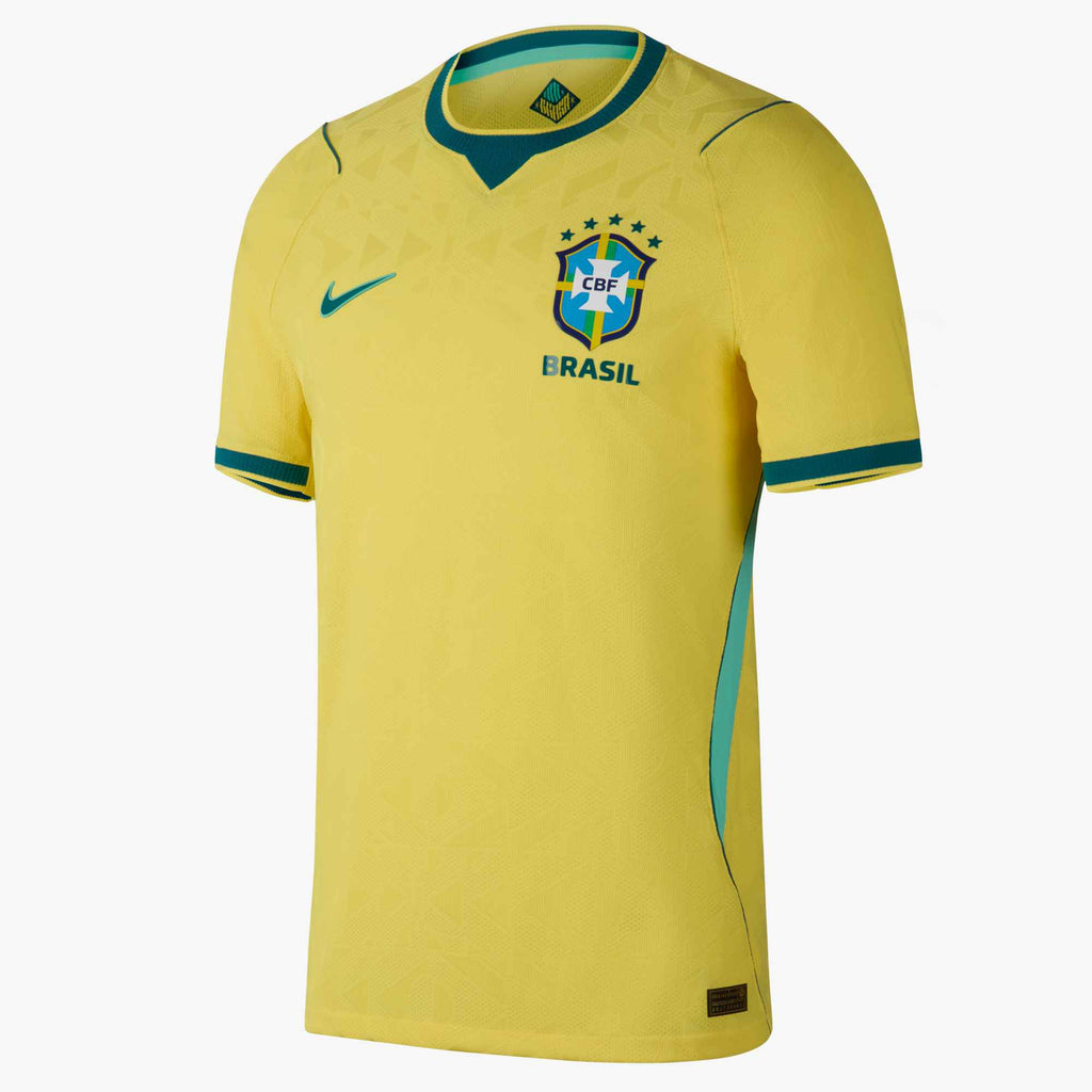 Men's Brazil Neymar Jr. Match Home Jersey 2026 (Yellow/Teal)