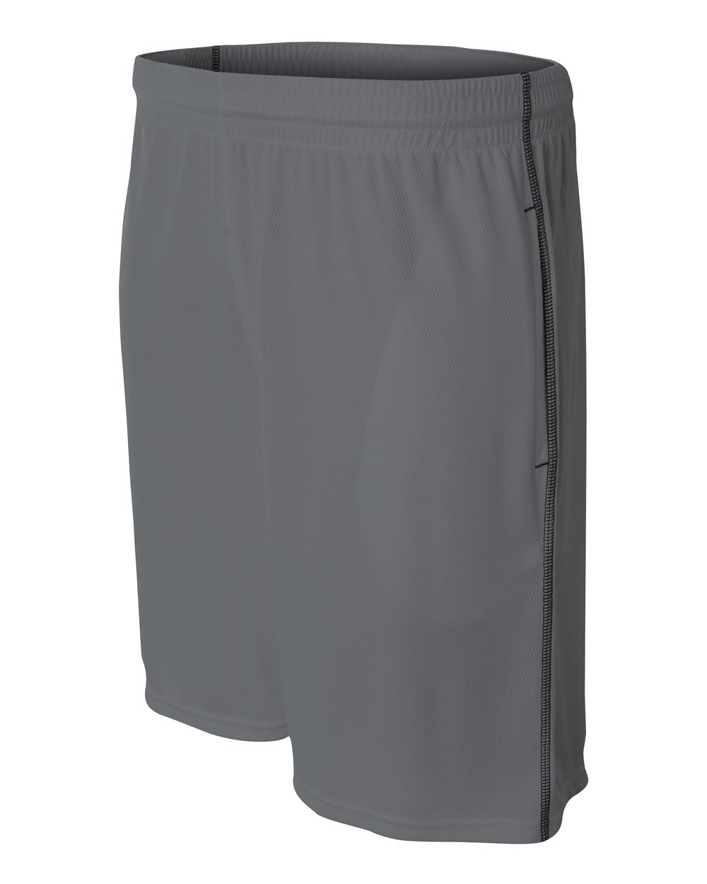 A4 9" Pocketed Short with Contrast Stitching