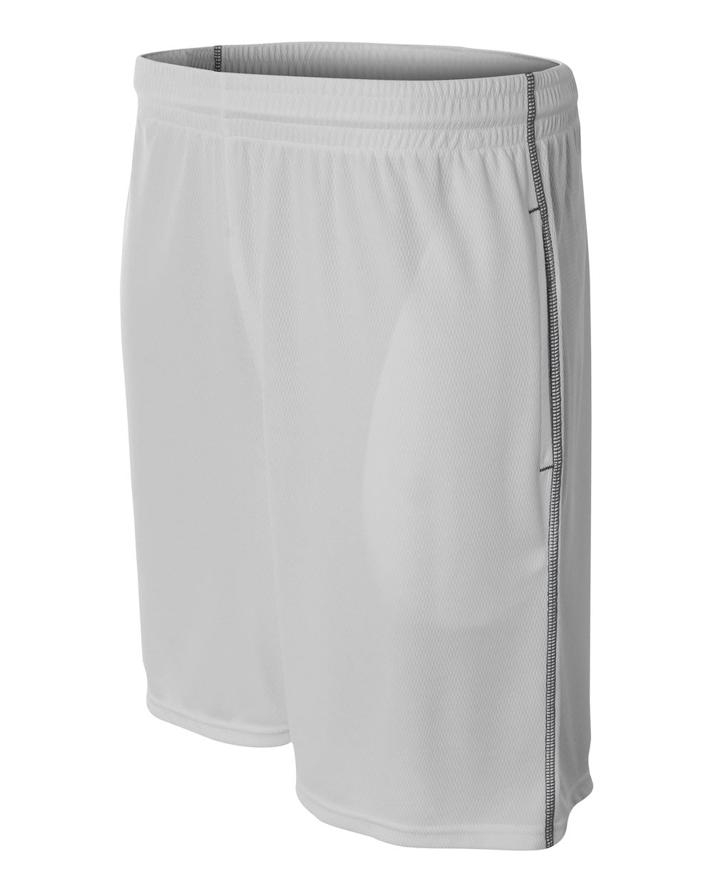 A4 9" Pocketed Short with Contrast Stitching
