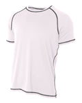 A4 Raglan with Flatlock Stitching