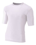 A4 1/2 Sleeve Compression Crew