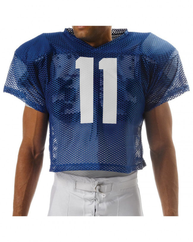 A4 Porthole Mesh Football Practice Jersey Youth Si