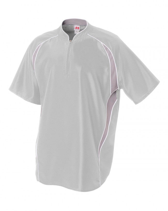 A4 Quarter Zip Batting Jacket